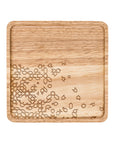 Sparkles Square Wood Plate