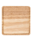 Square Wood Plate